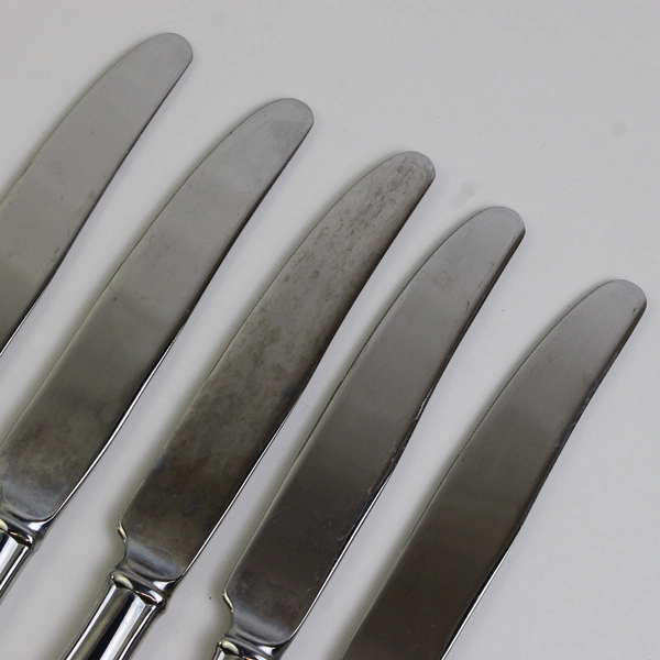 Lot Of 5 Lenox LF19 (Stainless) Flatware Hollow Dinner Knives