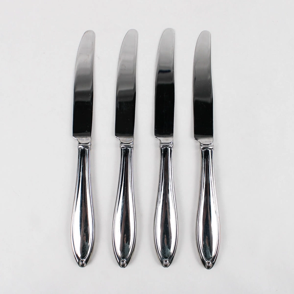Lot Of 4 Lenox LF19 (Stainless) Flatware Hollow Dinner Knives