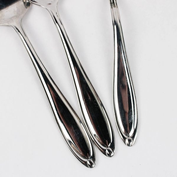 Lot Of 3 Lenox LF19 (Stainless) Flatware Serving Fork, Serving Spoon, Ladle