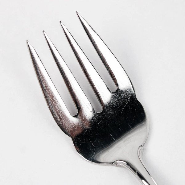 Lot Of 2 Reed & Barton Regine (Stainless) Flatware Serving Forks