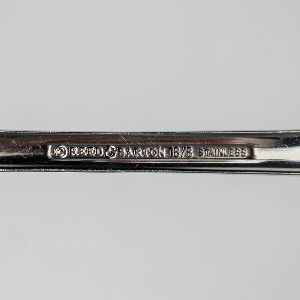 Lot Of 2 Reed & Barton Regine (Stainless) Flatware Serving Forks