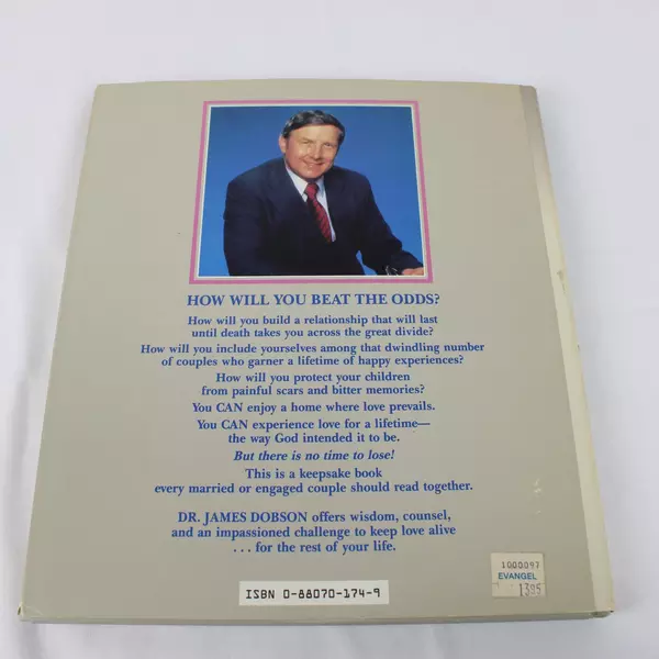 Love for a Lifetime Building a Marriage James Dobson 1987 Hardcover