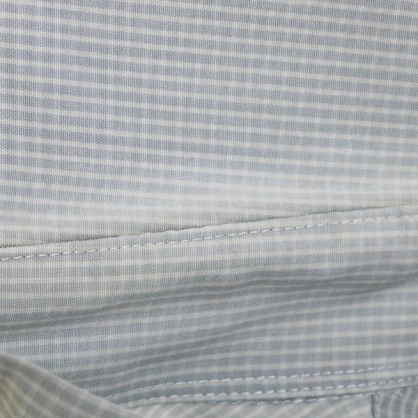 Stafford Wrinkle-Free Sage Green Button-Down Men's Size 17 34/35 Flawed