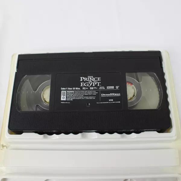 The Prince of Egypt VHS 1999 Clamshell Dreamworks