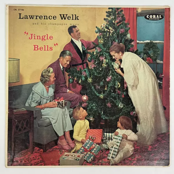 Lawrence Welk And His Champagne Music Jingle Bells Coral Mono 1957