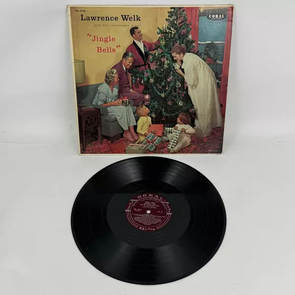 Lawrence Welk And His Champagne Music Jingle Bells Coral Mono 1957