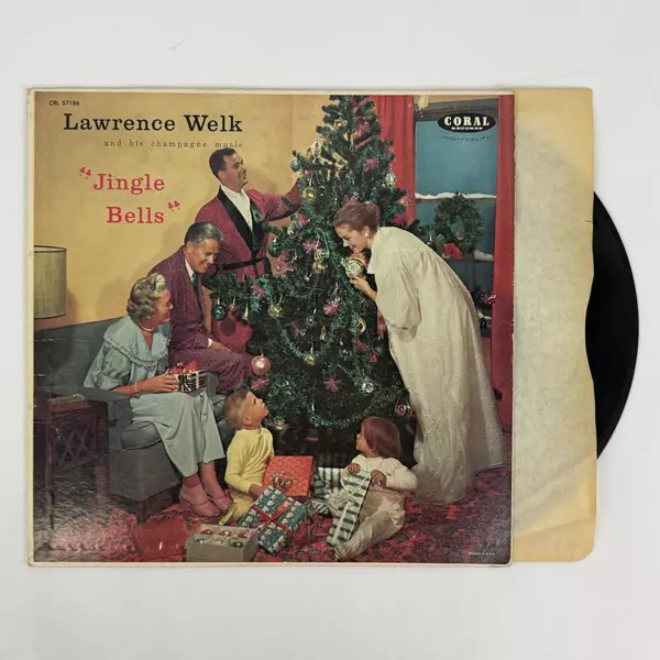 Lawrence Welk And His Champagne Music Jingle Bells Coral Mono 1957