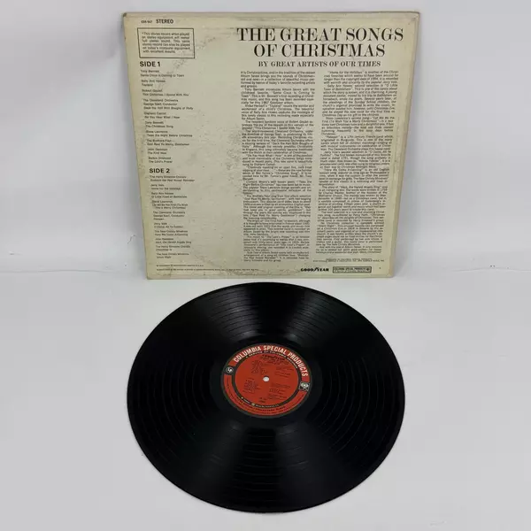 The Great Songs Of Christmas by Great Artists of Our Time Tony Bennett Barbara