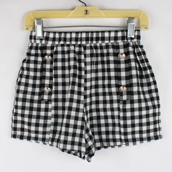 Shein 2 Piece Outfit Crop Top and Shorts Girls' Size 8 Meow Cat Graphic