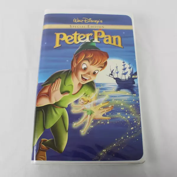 Walt Disney VHS Peter Pan Special Edition Animation Classic Film In Clamshell