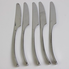 Lot Of 5 J.A. Henckels (Zwilling) Bellasera (Stainless) Flatware Solid Knives