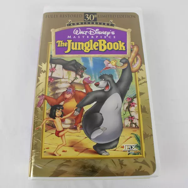 The Jungle Book VHS 1967 30th Anniversary Limited Edition Disney Classic Tape