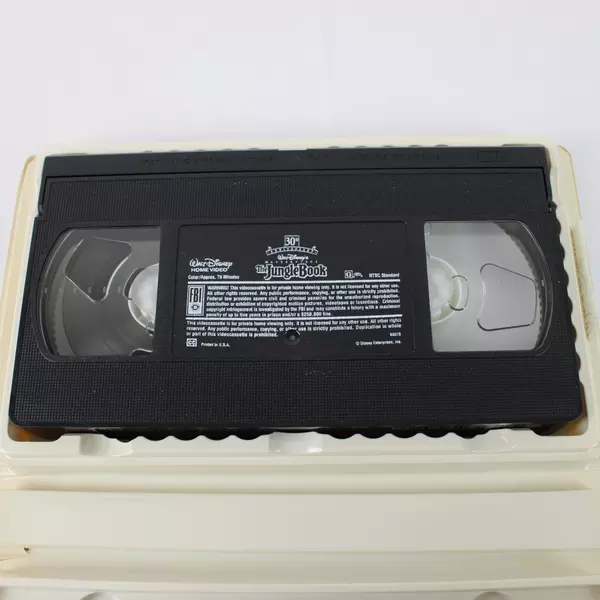 The Jungle Book VHS 1967 30th Anniversary Limited Edition Disney Classic Tape