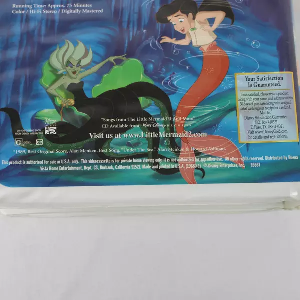 The Little Mermaid II: Return to the Sea VHS 2000