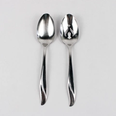 Lot Of 2 International Silver Impression (Stainless) Flatware Serving Spoons