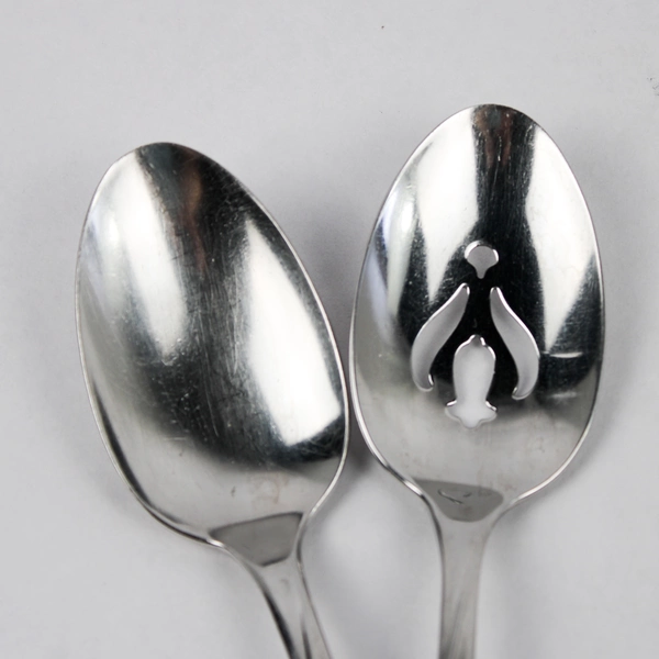 Lot Of 2 International Silver Impression (Stainless) Flatware Serving Spoons