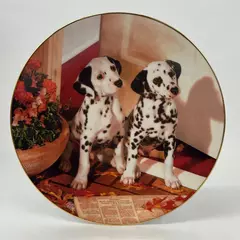 1995 Hamilton Collection Those Delightful Dalmatians Spotted In the Headlines