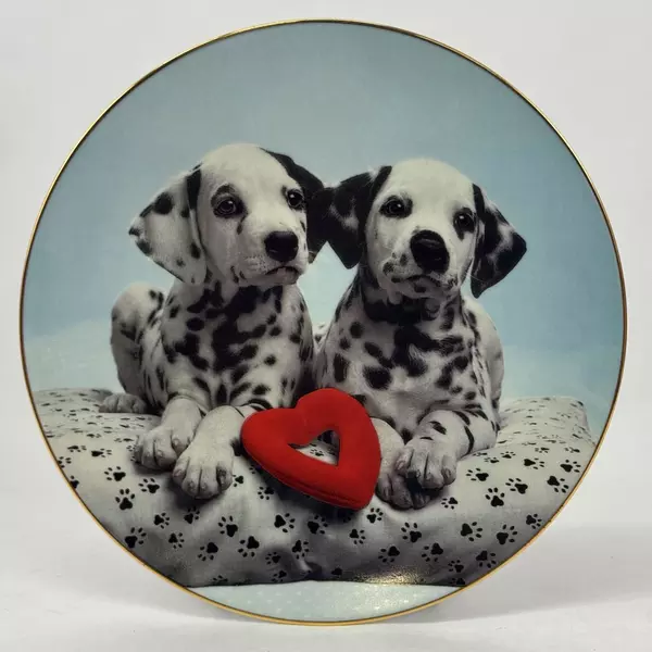 1995 Hamilton Collection Those Delightful Dalmatians A Spot In My Heart