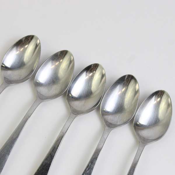 Lot Of 5 Retroneu Kent (Silverplate) Flatware Teaspoons