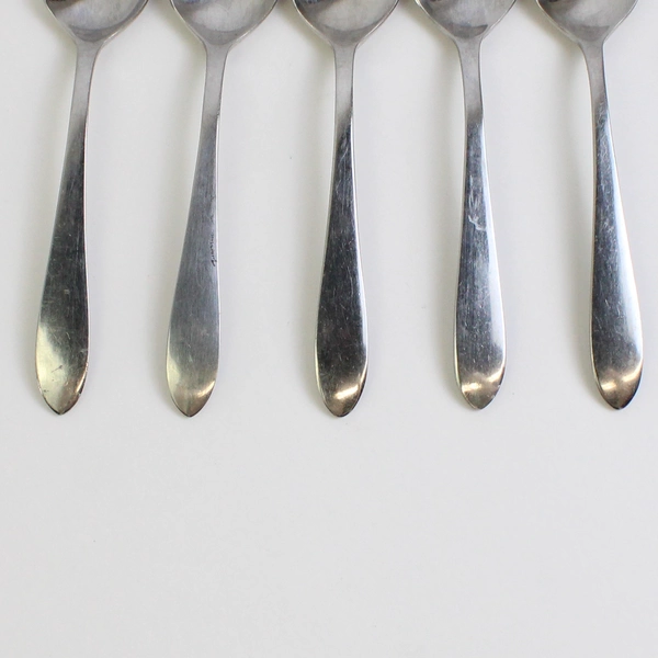 Lot Of 5 Retroneu Kent (Silverplate) Flatware Teaspoons
