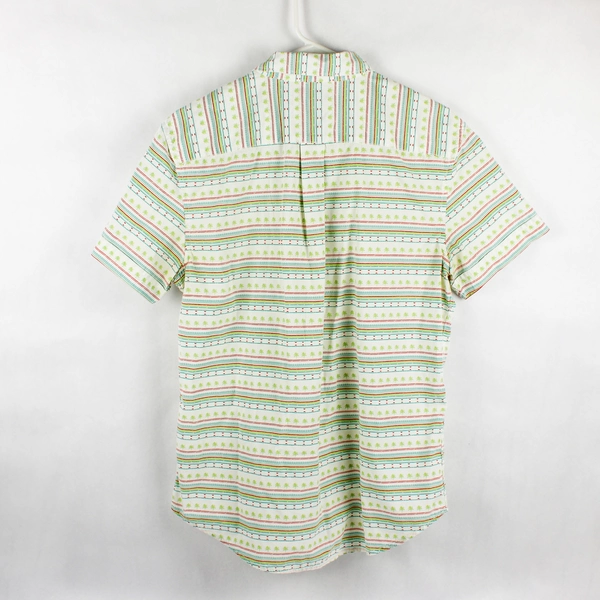 Arizona Jean Co. Palm Tree Pattern Short-Sleeve Button-Up Men's Medium