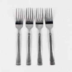Lot of 4 International Palisades Stainless Steel 8 inch Dinner Forks 