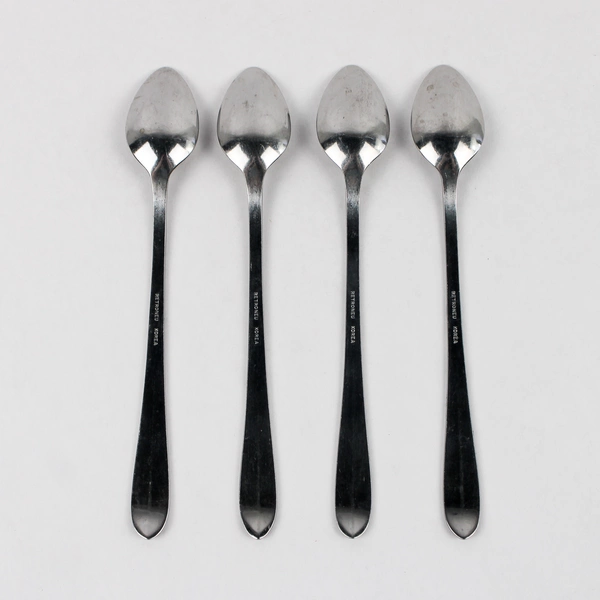 Lot Of 4 Retroneu Kent (Silverplate) Flatware Iced Tea Spoons