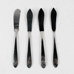 Lot Of 4 Retroneu Kent (Silverplate) Flatware 3 Butter Knife 1 Cheese Spreader