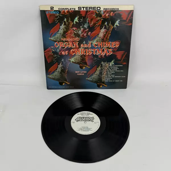 Vinyl LP Hammond Organ & Chimes Christmas Best Loved Carols Holiday Music Record