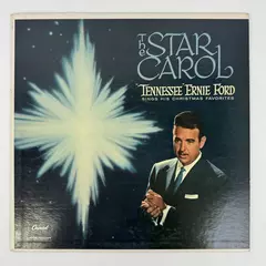 Vintage Vinyl Tennessee Ernie Ford Christmas Favorites Record The Star Carol LP