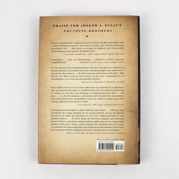 2000 HC DJ Founding Brothers The Revolutionary Generation by Joseph J Ellis 