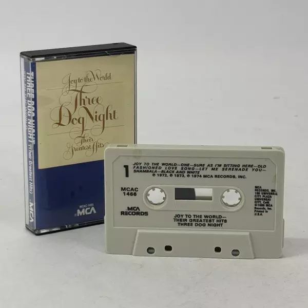 Joy to the World: Their Greatest Hits by Three Dog Night Cassette Aug-1989 MCA