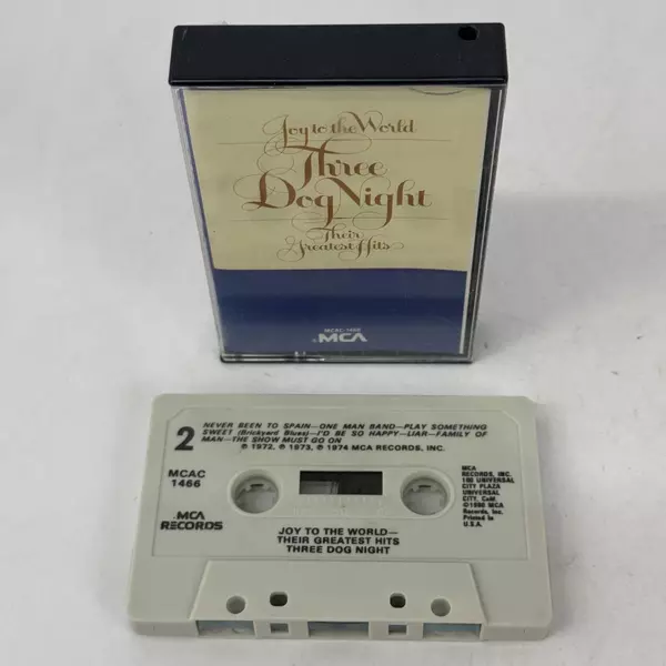 Joy to the World: Their Greatest Hits by Three Dog Night Cassette Aug-1989 MCA