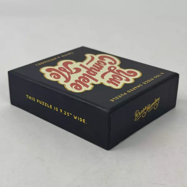 You Complete Me 100 Piece Mini Jigsaw Puzzle Brass Monkey Complete in Box