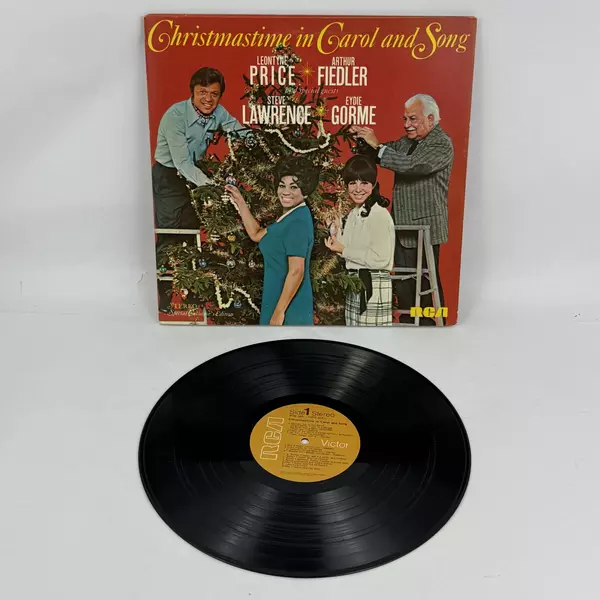 Christmastime in Carol and Song LP RCA 1969 Fiedler Lawrence Gorme Price