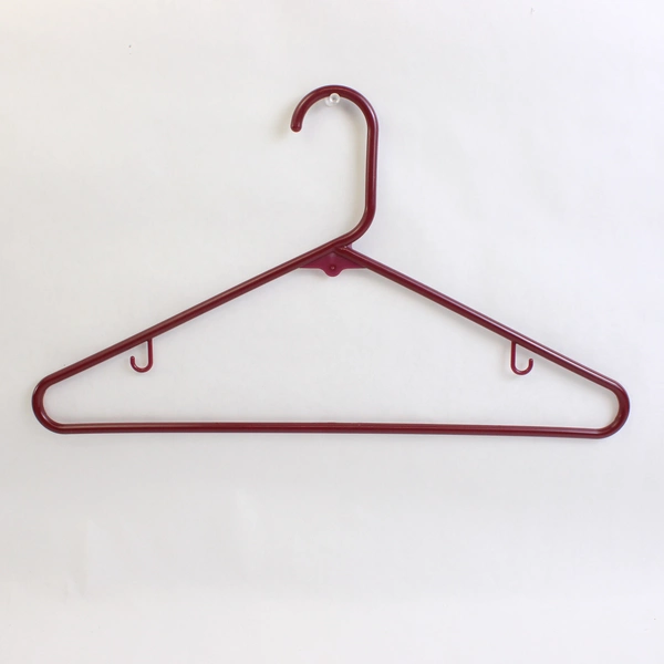 Mixed Lot of 10 Pink and Red Plastic Clothes Hangers Closet Organization