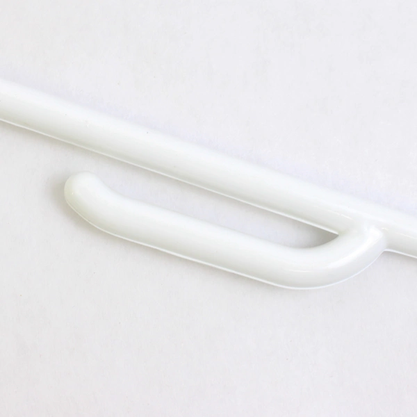 Lot of 10 Plastic White Children's Clothes Hangers