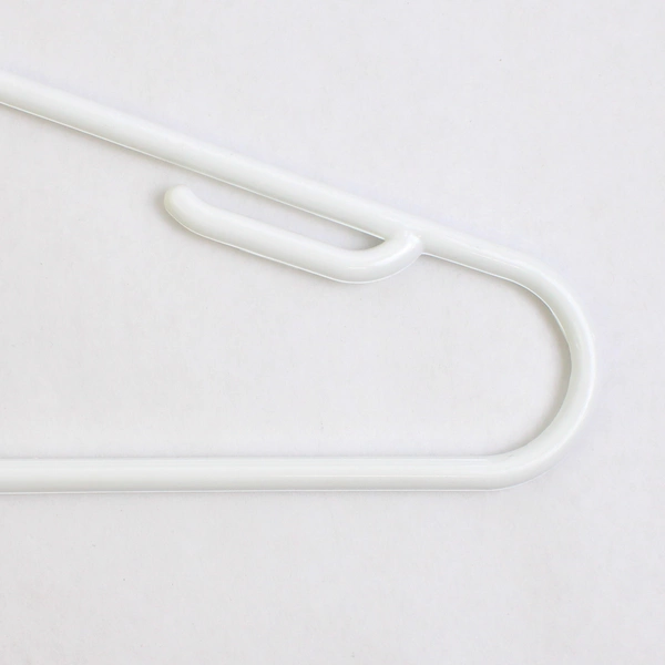 Lot of 10 Plastic White Children's Clothes Hangers