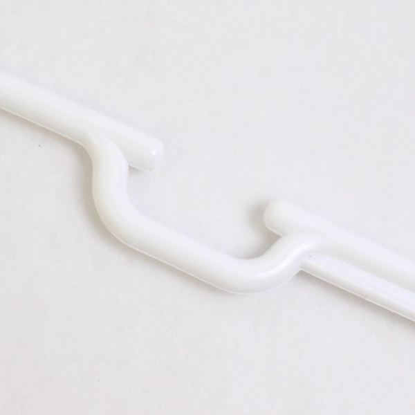 Mixed Lot of 10 Plastic White Clothes Hangers Closet Organization