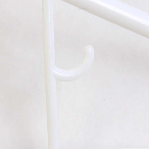 Mixed Lot of 10 Plastic White Clothes Hangers for Closet Organization