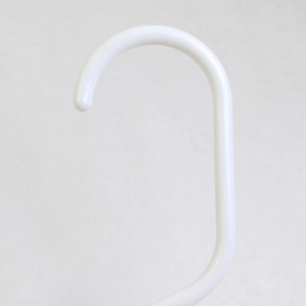 Mixed Lot of 10 Plastic White Clothes Hangers for Closet Storage