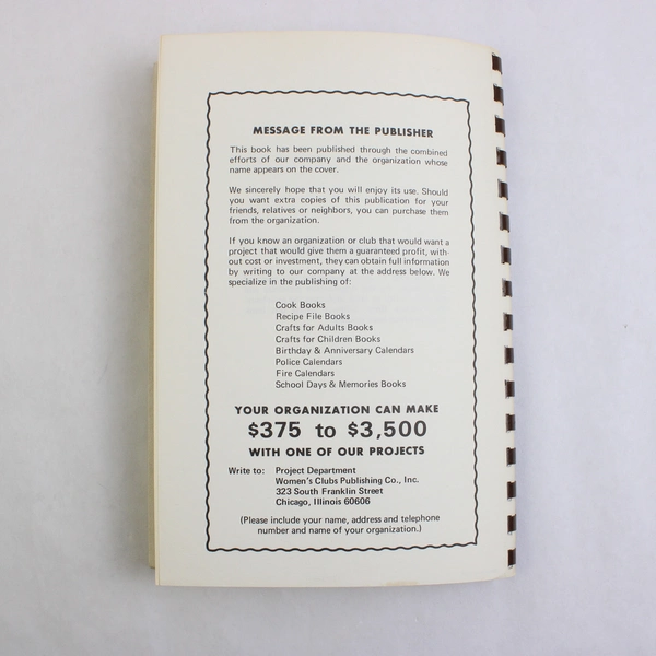 1984 Spiral Cookbook Cooking With Cowbelles Lassen County California