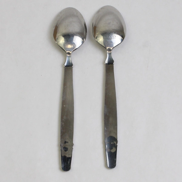 Set of 2 Joseph Abboud JAB9 18/10 Stainless Steel Soup Spoons