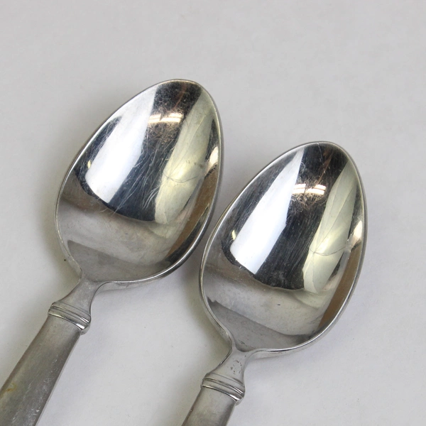 Set of 2 Joseph Abboud JAB9 18/10 Stainless Steel Soup Spoons