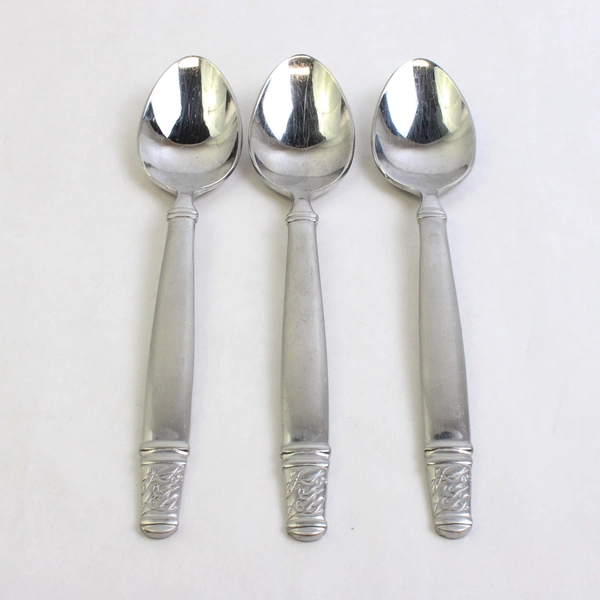 Set of 3 Joseph Abboud JAB9 18/10 Stainless Steel Soup Spoons