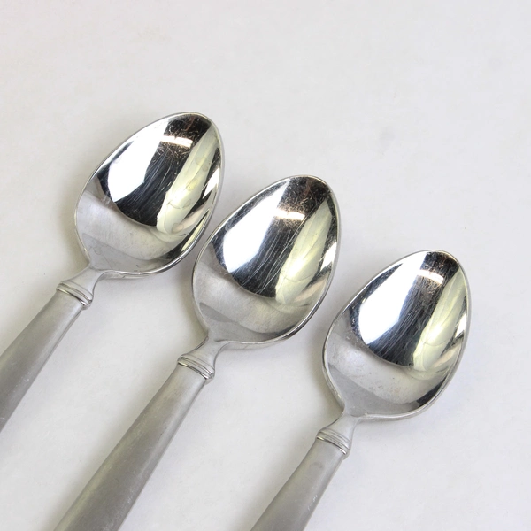 Set of 3 Joseph Abboud JAB9 18/10 Stainless Steel Soup Spoons