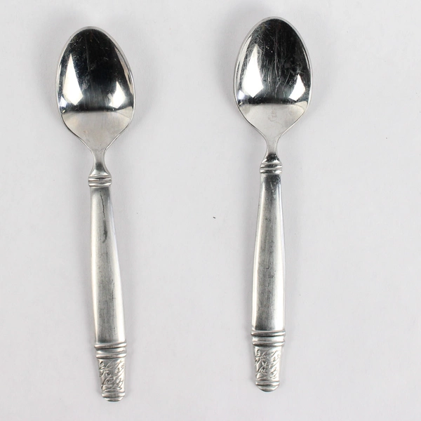 Set of 2 Joseph Abboud 18/10 Stainless Steel 6.5" Teaspoons