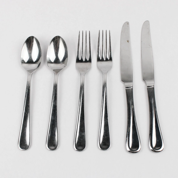 Set of 6 Cambridge Stainless Steel CBS173 Dinner Spoons & Forks Butter Knives