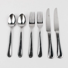 Set of 6 Cambridge Stainless Steel CBS173 Dinner Spoons & Forks Butter Knives