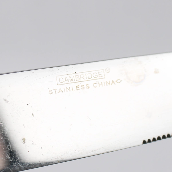 Set of 6 Cambridge Stainless Steel CBS173 Dinner Spoons & Forks Butter Knives